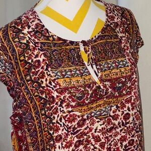 Lucky Brand boho blouse